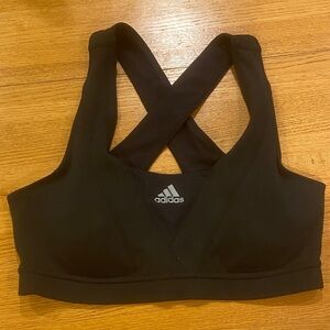 Adidas Women's Crossback Black Sports Bra
